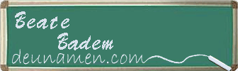Beate Badem Visitenkarte
